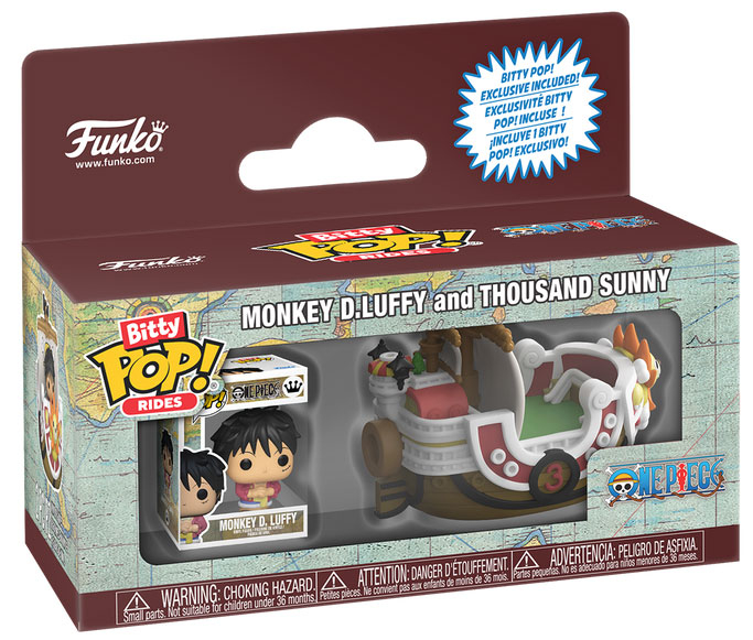 FUNKO BITTY POP Ride One Piece Monkey D.Luffy and Thousand Sunny